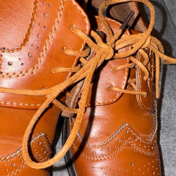 Deer Stags-Boys' Brown Formal Dress Shoes Size Big Kid 3 - Picture 10 of 16